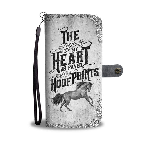 Image of Paved With Hoof Prints Phone Wallet Case