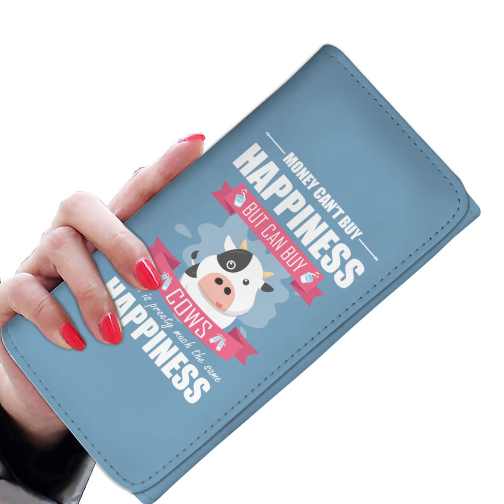 Money Can't Buy Happiness But It Can Buy Cows Womens Wallet