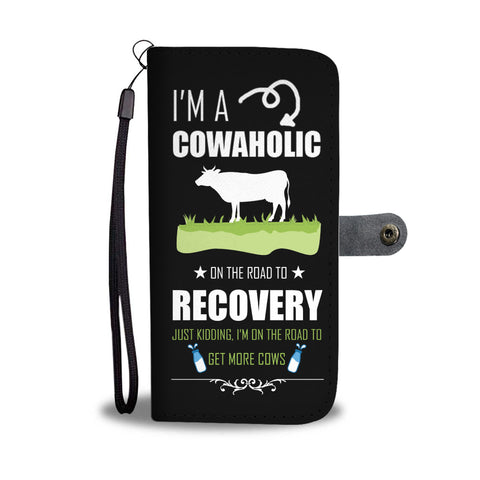 Image of I'm A Cowaholic Phone Wallet Case