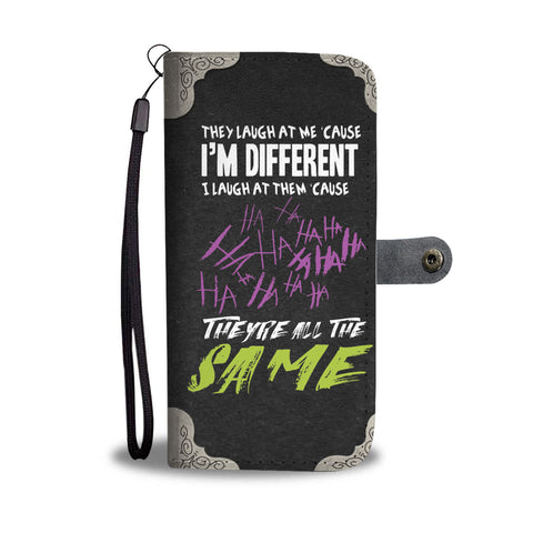 Image of I Laugh At Them Cause (Batman) Phone Wallet Case