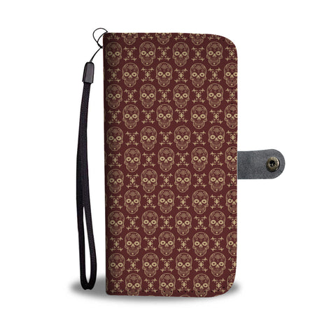 Image of Skulls Phone Wallet Case