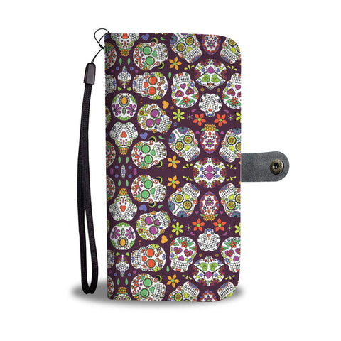 Image of Sugar Skull Phone Wallet Case