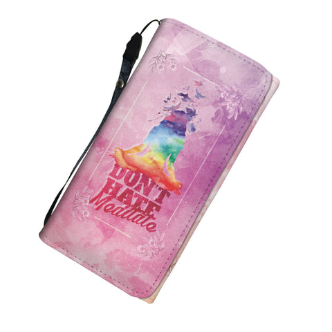 Image of Don't Hate Meditate Womens Wallet